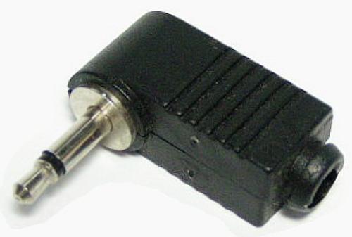3.5mm Audio Plug Mono Right Angle Plastic